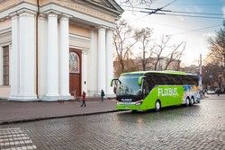 Первый в Украине брендированный автобус «FlixBus» отправился в первый рейс из Одессы в Пльзень