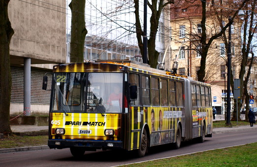 Львовские троллейбусы маршрута № 22 будут курсировать до автовокзала