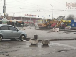 В Запорожье трамваи временно не ходят к вокзалу