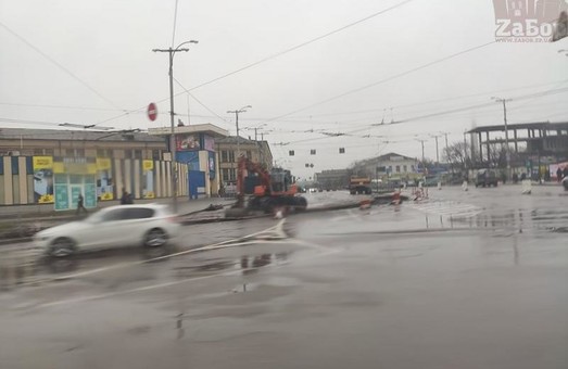 В Запорожье трамваи временно не ходят к вокзалу