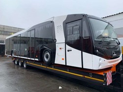 Международный аэропорт «Борисполь» получил первый перронный автобус МАЗ-271067
