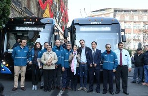 Мехико получило 63 новых троллейбуса