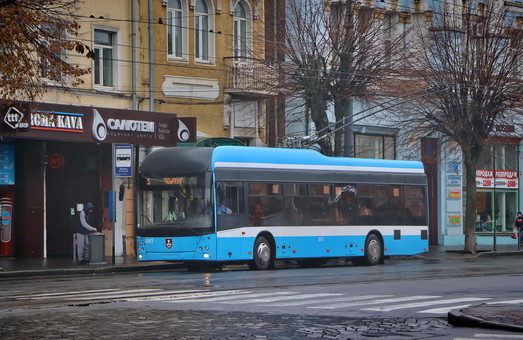 Четвертый троллейбус, собранный Винницкой транспортной компанией, вышел на маршруты города