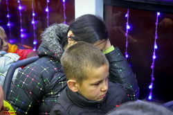 По Одессе проехали украшенные гирляндами рождественские трамваи (ФОТО, ВИДЕО)
