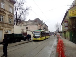 Во Львове тестировали трамвайную линию на улице Замарстыновской