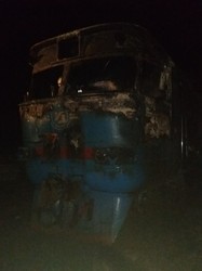 В Сумской области загорелся пассажирский дизель-поезд