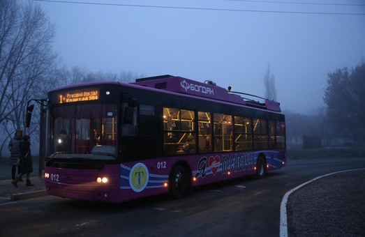 В Кременчуге запустили маршрут с троллейбусами с автономным ходом
