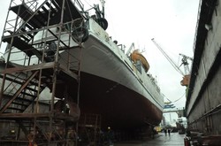 На верфи Одесского порта отремонтировали научно-исследовательское судно «Искатель»
