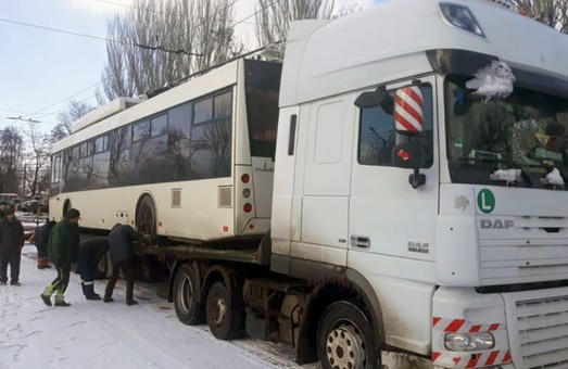 Кривой Рог получил пять новых троллейбусов «Днипро» Т203