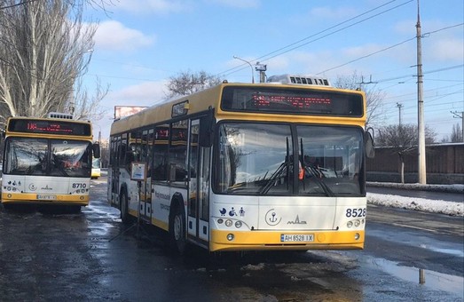 В Мариуполе открыли новый коммунальный автобусный маршрут