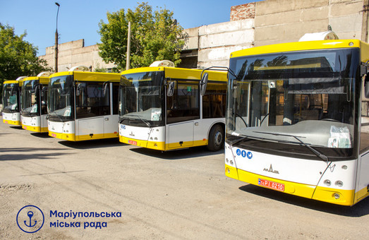 Мариуполь получил уже все 64 автобуса, которые куплены за кредитные средства Международной финансовой корпорации