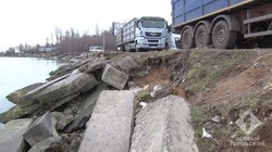 Штормовой циклон «Юля» таки повредил дамбу Хаджибейского лимана в Одессе