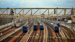 Одесский транспорт на карантине: забитый поездами вокзал и пустые автостанции (ФОТО)