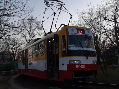 В Одессе с апреля запущен маршрут трамвая от Слободки в Лузановку
