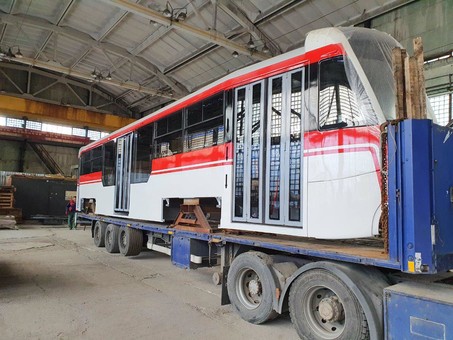 Новые трамваи Запорожья по дизайну копируют одесский "Одиссей"
