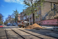 Реконструкция спуска Маринеско в Одессе продолжается (ФОТО)