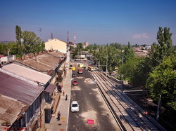 В Одессе пошли трамваи по спуску Маринеско: пока это обкатка линии (ФОТО, ВИДЕО)