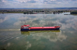 Паромная переправа через Дунай начала работу (ФОТО, ВИДЕО)