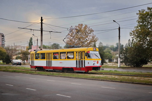 В Одессе начали увеличивать число сидячих мест в трамваях