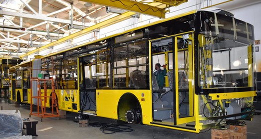 Киев закупил 15 сочлененных троллейбусов "Богдан"