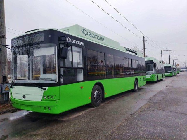 В Харьков начались поставки троллейбусов "Богдан" по кредиту ЕИБ