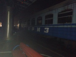 В Раздельной горел электропоезд Одесской железной дороги (ФОТО)