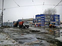В Одессе перекрыли улицу Водопроводную (ФОТО, ВИДЕО)
