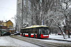 Как общественный транспорт в Одессе работал во время снежного циклона (ФОТО, ВИДЕО)