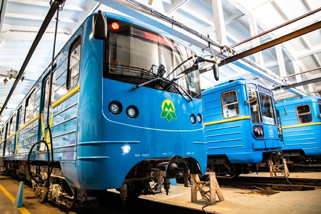 В Киеве намереваются модернизировать поезда метро 30-летней давности