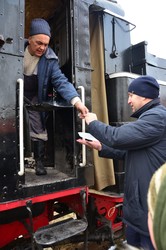 На Одесской железной дороге состоялся рейс узкоколейного поезда с паровозом (ФОТО)