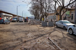 В Одессе обещают запустить трамваи на Новощепном Ряду до 10 апреля (ФОТО, ВИДЕО)