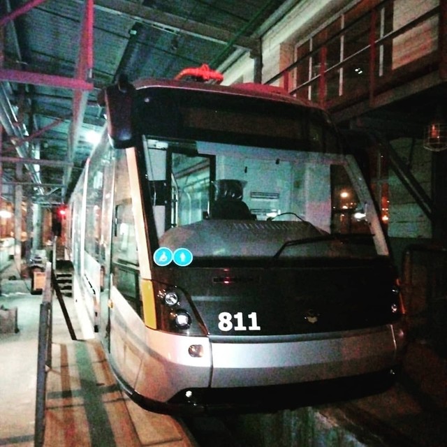 В Киеве запуcкают на линию 11-й трамвай "Электрон"