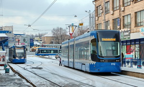 В Киеве надолго закрывают на ремонт Борщаговскую линию скоростного трамвая