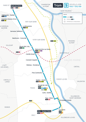 В Париже запустили новую линию трамвая