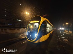 Новый трамвай одесско-днепровской компании испытали на улицах Днепра