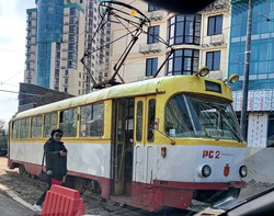 В Одессе начались испытания трамвайной конечной на Большом Фонтане (ФОТО)