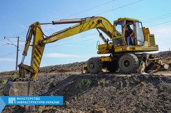 В Одесской области строят участок второго железнодорожного пути к порту Южный (ФОТО)