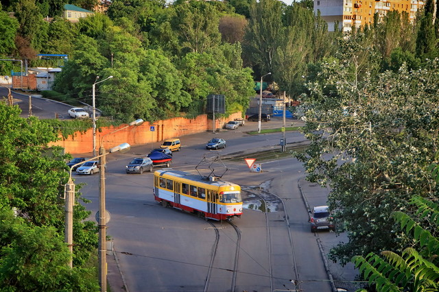В Одессе не ходит один из трамвайных маршрутов