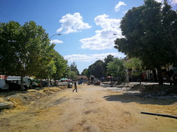 Ремонт улицы Преображенской в Одессе затягивается (ФОТО)