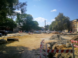 Ремонт улицы Преображенской в Одессе затягивается (ФОТО)