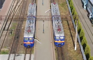 Одесская железная дорога показала свои локомотивы (ВИДЕО)