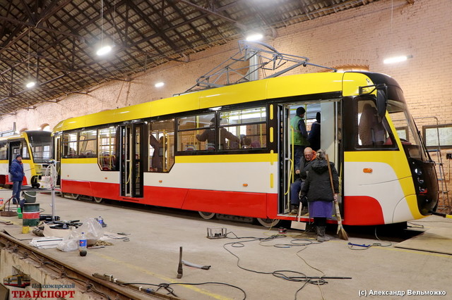 В Одессе заканчивают сборку "юбилейного" трамвая (ФОТО, ВИДЕО)