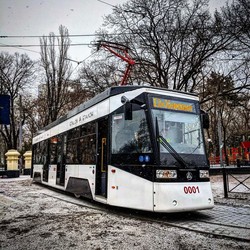 Необычный трамвай появился на улицах Одессы