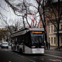 Необычный трамвай появился на улицах Одессы
