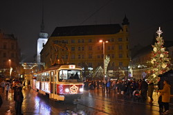 Рождественский трамвай, фото - Karel Šimána 