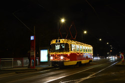 Рождественский трамвай, фото - Václav Vyskočil