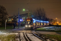 Рождественский трамвай, фото - bogdan-transport