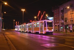 Рождественский трамвай, фото -  
