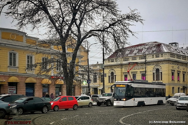 Как в Одессе испытывают трамвай "Эталон" (ВИДЕО)
