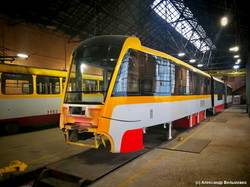 В Одессе уже собирают четвертый трехсекционный трамвай (ФОТО, ВИДЕО)